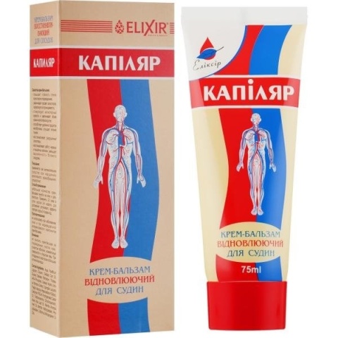 Kapilar Krem Balsam Regeneracja Naczyń Krwionośnych, Eliksir