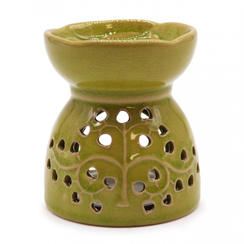 Kominek Zapachowy Ceramiczny Drzewo Życia - Limonkowy