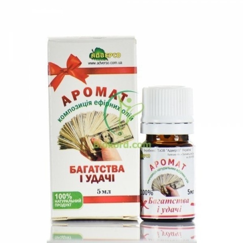 Kompozycja Olejków Eterycznych Aromat Bogactwa i Powodzenia, 100% Naturalna