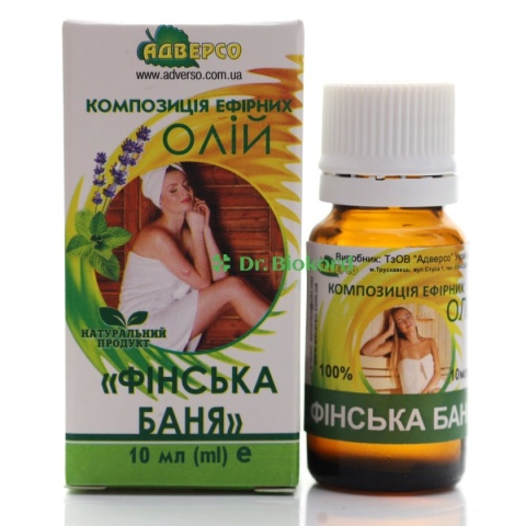 Kompozycja Olejków Eterycznych Fińska Sauna, 100% Naturalna, Adverso