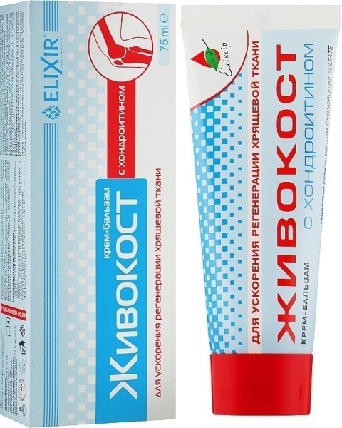 Krem Balsam Żywokost z Chondroityną, Elixir