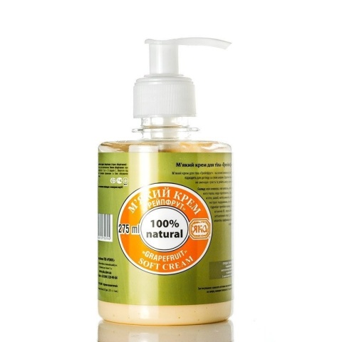 Krem do Ciała Grejpfrutowy, 100% Naturalny, Yaka 275ml.