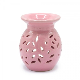 Kwiat Różowy - Kominek Zapachowy Ceramiczny