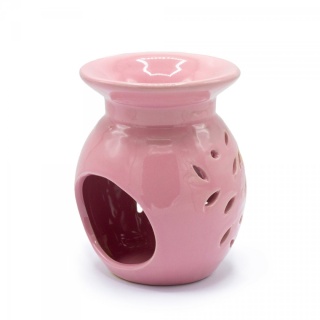 Kwiat Różowy - Kominek Zapachowy Ceramiczny