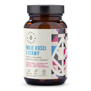 Moje Kości i Stawy, Mocne Wsparcie, Aura Herbals, 60 kapsułek wegańskich