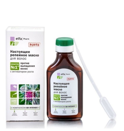 Olejek łopianowy przeciw wypadaniu włosów Elfa Pharm Intensive Hair Therapy, 100ml