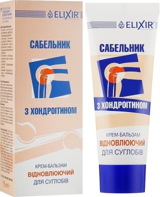 Sabelnik i Chondroityna Krem Balsam na Stawy, Eliksir, 75ml