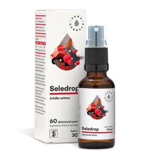 Seledrop, selen 110 µg, selenian IV sodu, Aerozol, Aura Herbals, 30ml