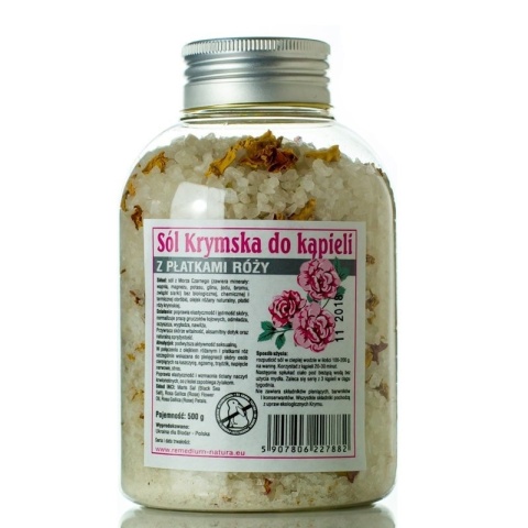 Sól Morska do Kąpieli z Morza Czarnego Różana, 100% Naturalna