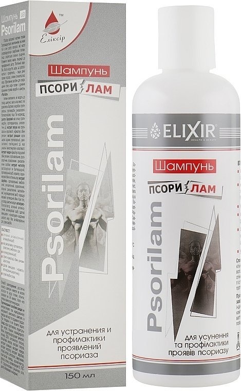 Szampon Psorilam do Likwidacji i Profilaktyki Objawów Łuszczycy, Eliksir