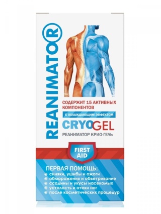 Żel Chłodzący Reanimator Cryo Gel, 50ml Siniaki, Stłuczenia, Zmęczone Nogi