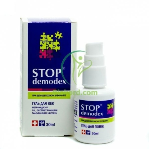 Żel do Powiek Stop Demodex, Demodekoza, Nużyca