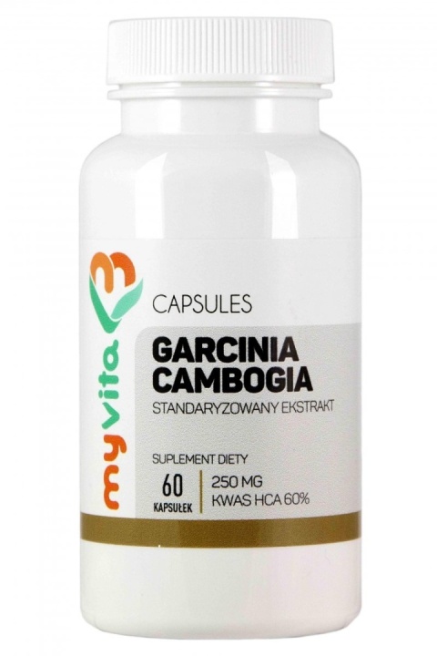Garcinia Cambogia 60% HCA 250mg, MyVita, 60 kapsułek