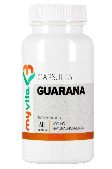 Guarana 400mg, Myvita, 60 kapsułek