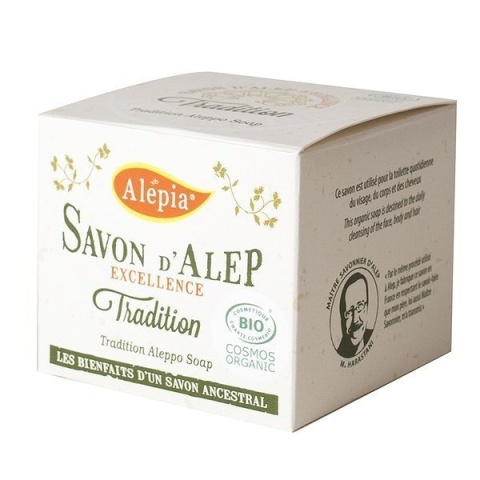 Mydło Aleppo Oliwkowe Excellence TRADITION Bio z Olejem Laurowym 1%