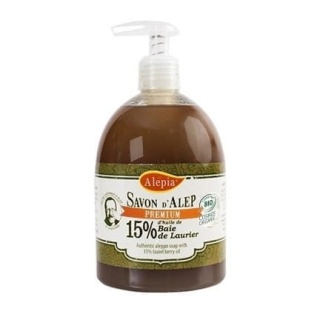 Mydło Aleppo Premium w Płynie 15% Oleju Laurowego BIO, 500ml