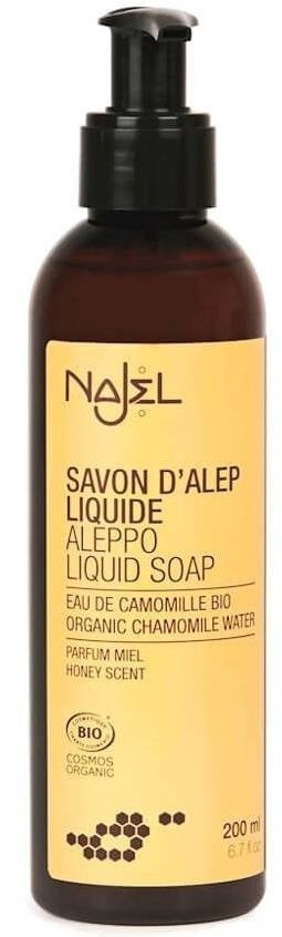 Mydło z Aleppo w Płynie z Dodatkiem Organicznej Wody Rumiankowej, Najel