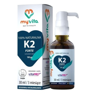 Myvita Witamina K2 w kroplach, 30 ml