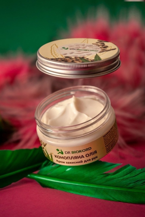 Ochronny Naturalny Krem do Rąk z Olejem Konopnym, Dr.Biokord, 100ml