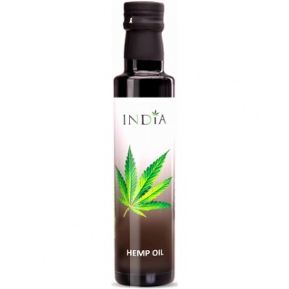 Olej Konopny z Pierwszego Tłoczenia na Zimno, India, 250ml