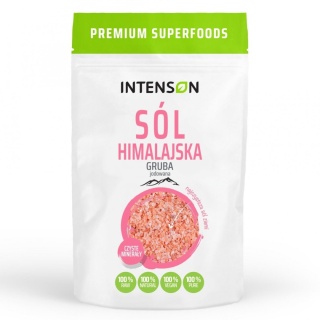 Sól Himalajska Jodowana Gruba, Intenson, 500 g