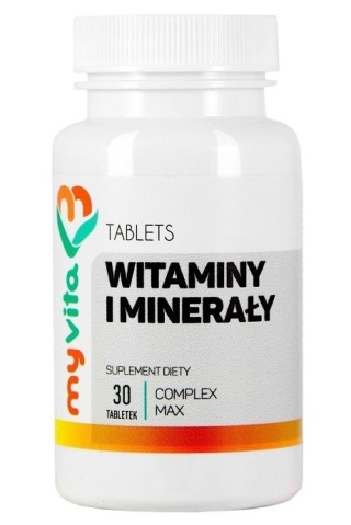 Witaminy i Minerały Complex Max, MyVita, 30 tabletek