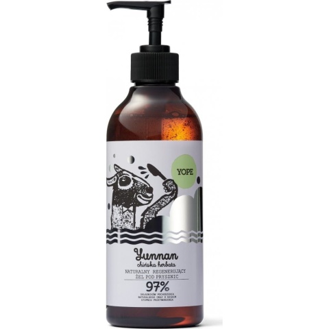 Yunnan Chińska Herbata Naturalny Żel pod Prysznic, Yope, 400ml