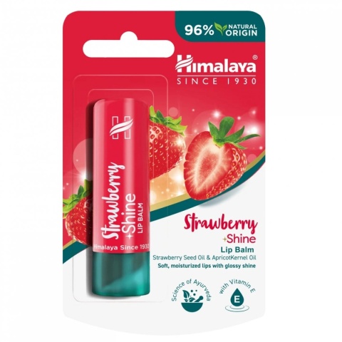Balsam do Ust Truskawka Strawberry Shine Himalaya