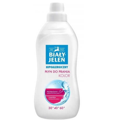 Biały Jeleń płyn do prania tkanin KOLOR 1l
