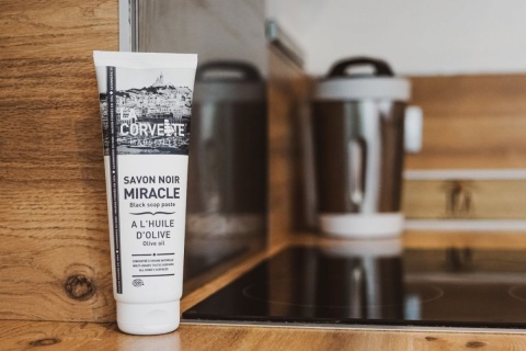 Czarne Mydło - Pasta, Olej z Oliwek, Ecocert, La Corvette, 250ml