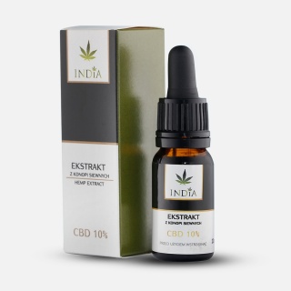 Ekstrakt z Konopi Siewnych z C.B.D 10%, India, 10ml