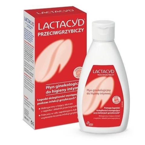 Lactacyd Płyn ginekologiczny do higieny intymnej przeciwgrzybiczy 200ml