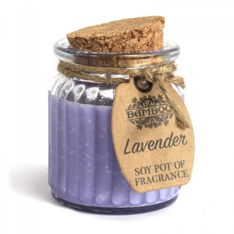 Lawenda Naturalna Świeca Zapachowa Sojowa, 60g