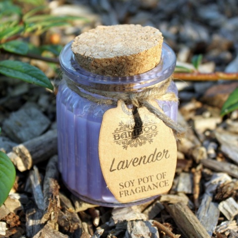 Lawenda Naturalna Świeca Zapachowa Sojowa, 60g