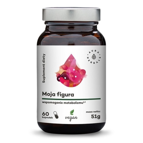 Moja Figura Wspomaganie Metabolizmu, Aura Herbals, 60 kapsułek wegańskich