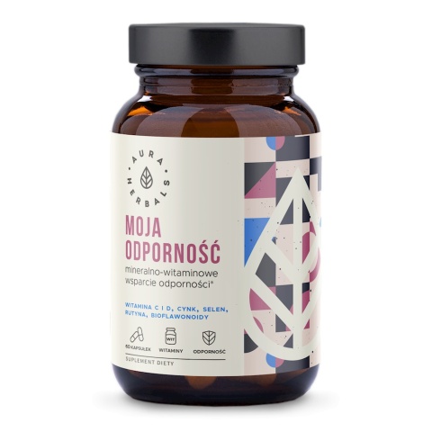 Moja Odporność Minerały i Witaminy, Aura Herbals, 60 kapsułek