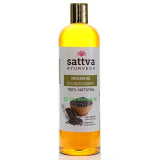 Olej Musztardowy Organic SATTVA AYURVEDA, 500ml