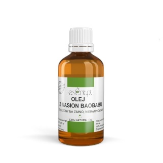 Olej z Baobabu Nierafinowany, Tłoczony na Zimno, 50ml