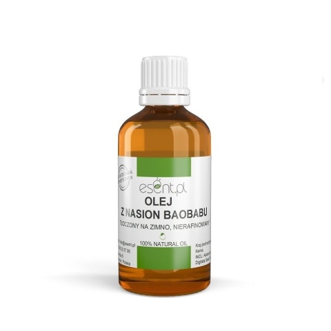 Olej z Baobabu Nierafinowany, Tłoczony na Zimno, 50ml