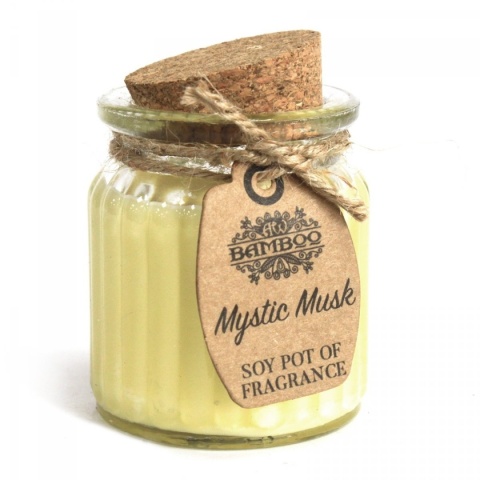Piżmo (Musk) Naturalna Świeca Zapachowa Sojowa, 60g