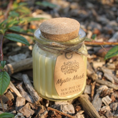 Piżmo (Musk) Naturalna Świeca Zapachowa Sojowa, 60g
