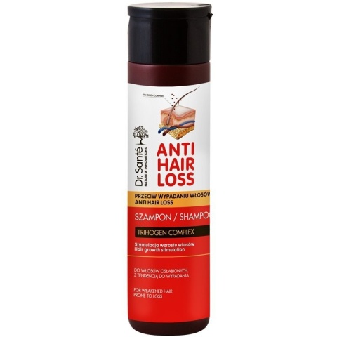 Szampon Przeciw Wypadaniu Włosów Anti Hair Loss, Seria Dr. Sante, 250 ml