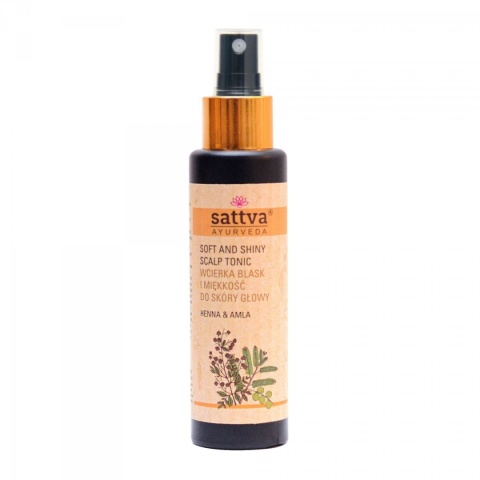 Wcierka Nadająca Blasku i Miękkości Włosom Henna i Amla, Sattva, 100ml