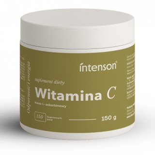 Witamina C, Kwas Askorbinowy Proszek, Intenson, 150g