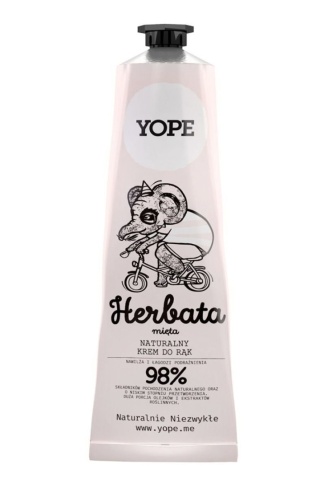 YOPE Krem do rąk HERBATA i MIĘTA 100ml