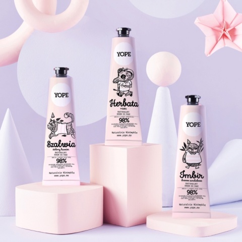 YOPE Krem do rąk HERBATA i MIĘTA 100ml
