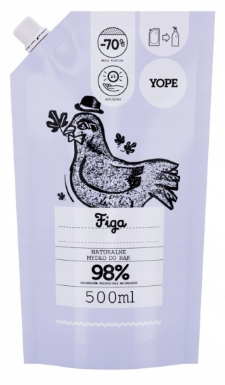 YOPE Mydło w płynie FIGA Doypack 500ml