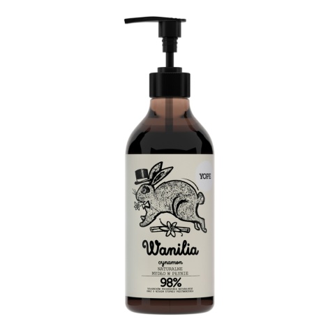 YOPE Mydło w płynie WANILIA i CYNAMON 500ml
