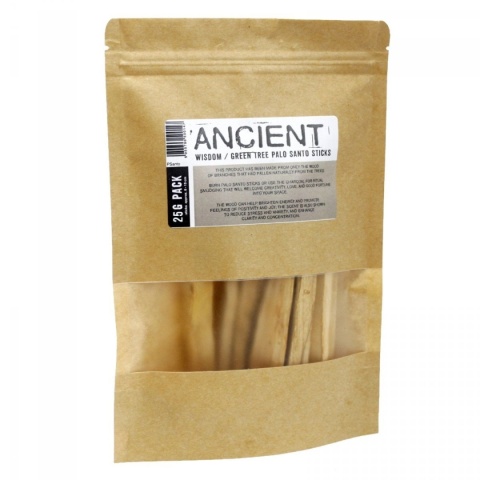 Zielone Palo Santo Kadzidło Drewno (3-4 kawałki), 25g