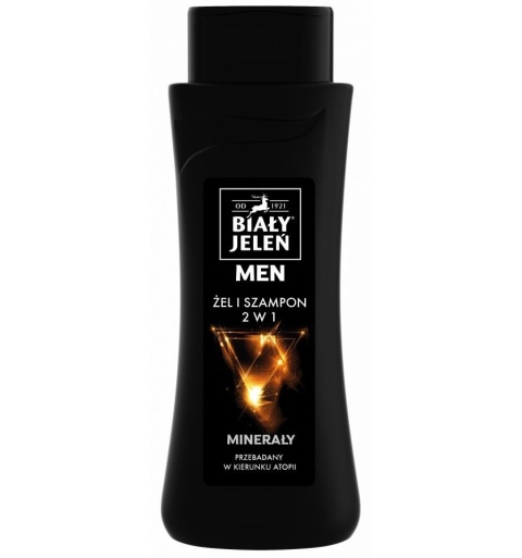 Biały Jeleń for Men Szampon Żel hipoalergiczny 2w1 Minerały 300ml